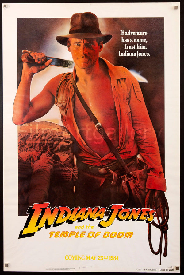 Indiana Jones and the Temple of Doom Movie Poster 1984 1 Sheet